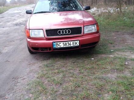 Червоний Ауді 100, об'ємом двигуна 2.5 л та пробігом 370 тис. км за 2600 $, фото 1 на Automoto.ua