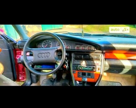 Красный Ауди 100, объемом двигателя 2.8 л и пробегом 400 тыс. км за 2150 $, фото 1 на Automoto.ua