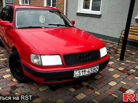 Красный Ауди 100, объемом двигателя 2.8 л и пробегом 335 тыс. км за 1699 $, фото 1 на Automoto.ua