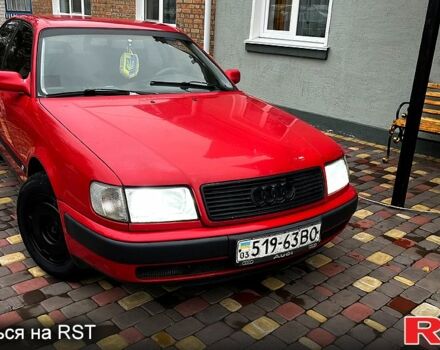Червоний Ауді 100, об'ємом двигуна 2.8 л та пробігом 335 тис. км за 1699 $, фото 1 на Automoto.ua