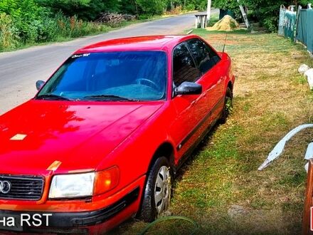 Красный Ауди 100, объемом двигателя 2 л и пробегом 0 тыс. км за 800 $, фото 1 на Automoto.ua