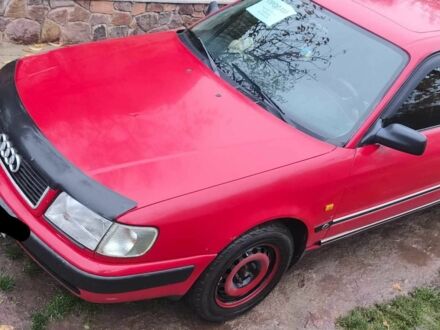 Червоний Ауді 100, об'ємом двигуна 2.3 л та пробігом 400 тис. км за 2500 $, фото 1 на Automoto.ua