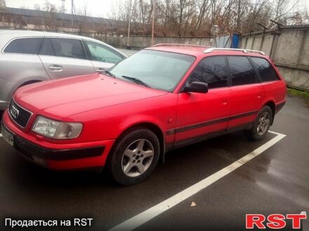 Красный Ауди 100, объемом двигателя 2.6 л и пробегом 380 тыс. км за 3300 $, фото 1 на Automoto.ua