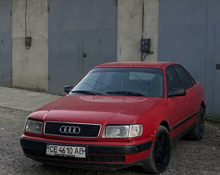Червоний Ауді 100, об'ємом двигуна 1.8 л та пробігом 300 тис. км за 1700 $, фото 1 на Automoto.ua