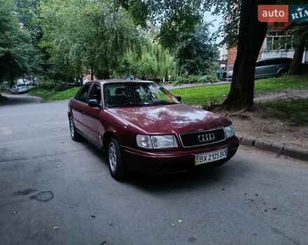 Красный Ауди 100, объемом двигателя 2.28 л и пробегом 3 тыс. км за 2300 $, фото 1 на Automoto.ua