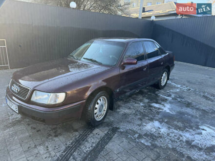 Красный Ауди 100, объемом двигателя 2.8 л и пробегом 420 тыс. км за 2450 $, фото 1 на Automoto.ua