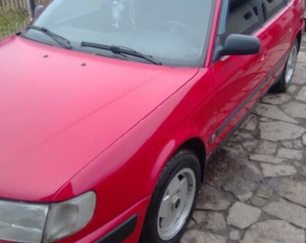 Красный Ауди 100, объемом двигателя 2 л и пробегом 400 тыс. км за 3300 $, фото 1 на Automoto.ua