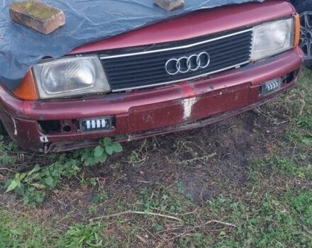 Красный Ауди 100, объемом двигателя 2 л и пробегом 250 тыс. км за 430 $, фото 1 на Automoto.ua