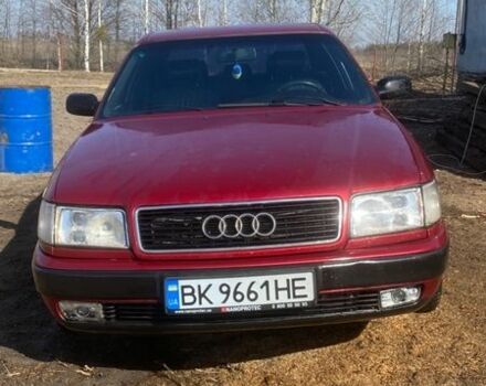 Червоний Ауді 100, об'ємом двигуна 2.6 л та пробігом 319 тис. км за 2800 $, фото 1 на Automoto.ua