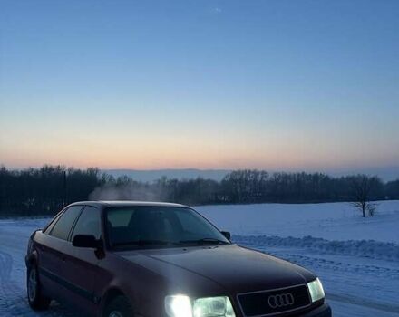 Червоний Ауді 100, об'ємом двигуна 2 л та пробігом 400 тис. км за 3100 $, фото 1 на Automoto.ua