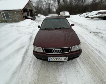 Красный Ауди 100, объемом двигателя 2.3 л и пробегом 360 тыс. км за 2100 $, фото 1 на Automoto.ua