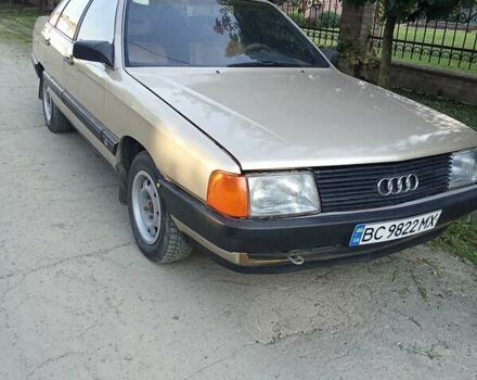 Желтый Ауди 100, объемом двигателя 2 л и пробегом 431 тыс. км за 1200 $, фото 3 на Automoto.ua