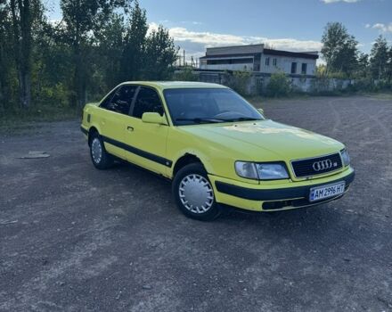 Желтый Ауди 100, объемом двигателя 2.5 л и пробегом 230 тыс. км за 1599 $, фото 1 на Automoto.ua