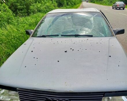 Серый Ауди 100, объемом двигателя 1.8 л и пробегом 111 тыс. км за 500 $, фото 1 на Automoto.ua