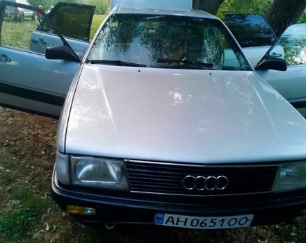 Серый Ауди 100, объемом двигателя 1.8 л и пробегом 100 тыс. км за 1000 $, фото 1 на Automoto.ua