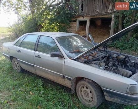Серый Ауди 100, объемом двигателя 2.2 л и пробегом 333 тыс. км за 600 $, фото 2 на Automoto.ua