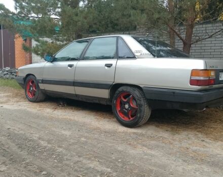 Серый Ауди 100, объемом двигателя 2 л и пробегом 263 тыс. км за 1600 $, фото 1 на Automoto.ua