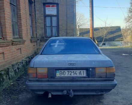 Серый Ауди 100, объемом двигателя 1.8 л и пробегом 349 тыс. км за 1100 $, фото 1 на Automoto.ua