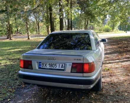 Серый Ауди 100, объемом двигателя 2.8 л и пробегом 390 тыс. км за 2000 $, фото 1 на Automoto.ua