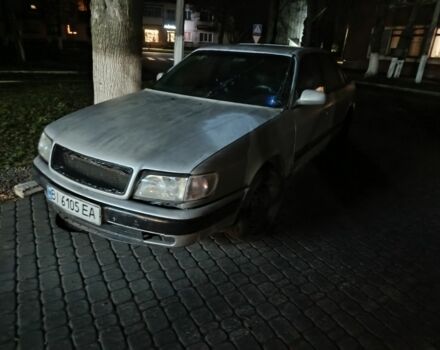 Серый Ауди 100, объемом двигателя 2.8 л и пробегом 280 тыс. км за 1000 $, фото 1 на Automoto.ua