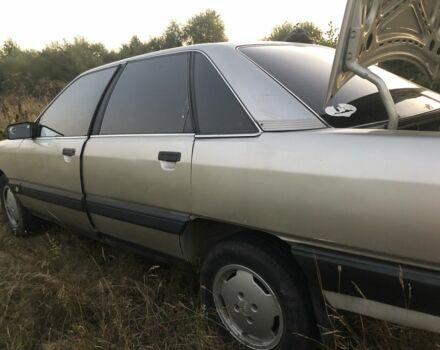 Серый Ауди 100, объемом двигателя 2 л и пробегом 320 тыс. км за 474 $, фото 1 на Automoto.ua