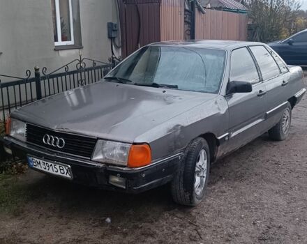 Серый Ауди 100, объемом двигателя 2.2 л и пробегом 1 тыс. км за 1000 $, фото 1 на Automoto.ua