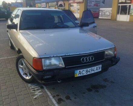 Серый Ауди 100, объемом двигателя 2 л и пробегом 123 тыс. км за 1500 $, фото 1 на Automoto.ua