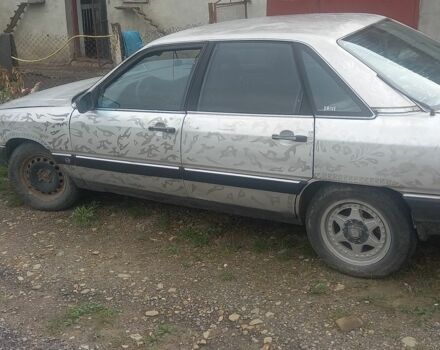 Серый Ауди 100, объемом двигателя 2 л и пробегом 200 тыс. км за 600 $, фото 1 на Automoto.ua