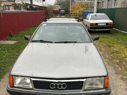 Серый Ауди 100, объемом двигателя 2.21 л и пробегом 400 тыс. км за 1500 $, фото 1 на Automoto.ua