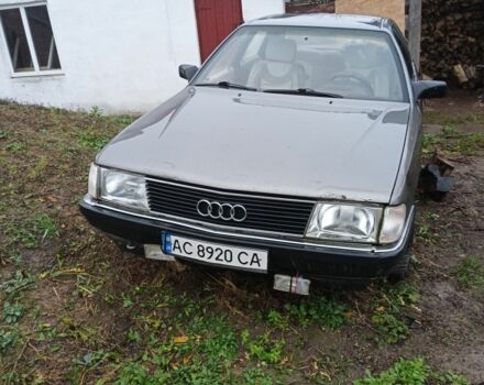 Серый Ауди 100, объемом двигателя 1.8 л и пробегом 215 тыс. км за 898 $, фото 1 на Automoto.ua