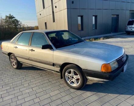 Серый Ауди 100, объемом двигателя 2 л и пробегом 382 тыс. км за 850 $, фото 1 на Automoto.ua