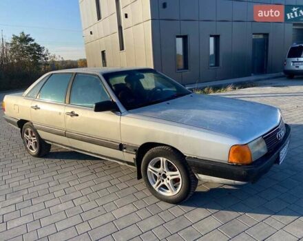 Серый Ауди 100, объемом двигателя 2 л и пробегом 382 тыс. км за 850 $, фото 1 на Automoto.ua