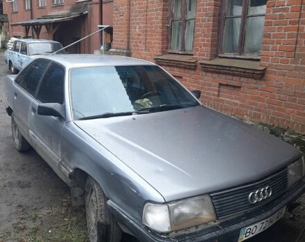 Серый Ауди 100, объемом двигателя 1.8 л и пробегом 349 тыс. км за 1100 $, фото 1 на Automoto.ua