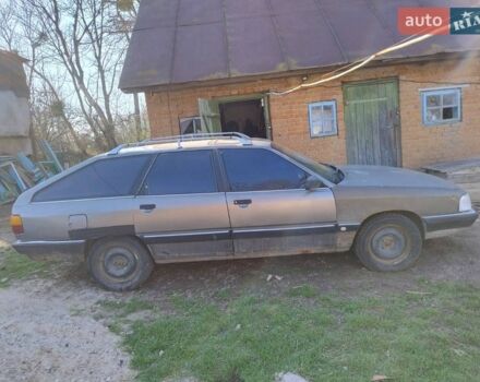 Серый Ауди 100, объемом двигателя 2.28 л и пробегом 450 тыс. км за 1200 $, фото 1 на Automoto.ua
