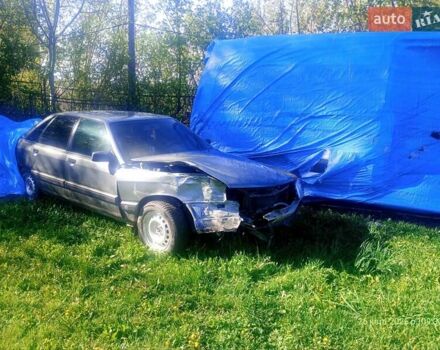 Серый Ауди 100, объемом двигателя 1.8 л и пробегом 300 тыс. км за 599 $, фото 1 на Automoto.ua