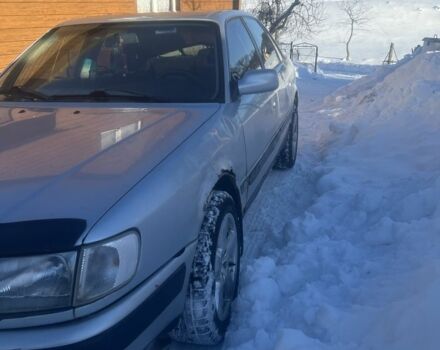 Серый Ауди 100, объемом двигателя 2 л и пробегом 320 тыс. км за 1000 $, фото 1 на Automoto.ua