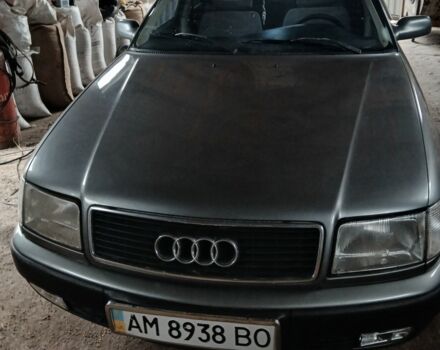 Серый Ауди 100, объемом двигателя 2.8 л и пробегом 260 тыс. км за 2800 $, фото 1 на Automoto.ua