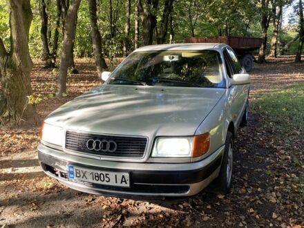 Серый Ауди 100, объемом двигателя 2.8 л и пробегом 390 тыс. км за 2000 $, фото 1 на Automoto.ua