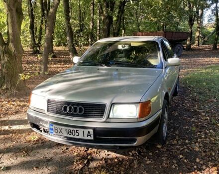Серый Ауди 100, объемом двигателя 2.8 л и пробегом 390 тыс. км за 2000 $, фото 1 на Automoto.ua
