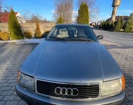 Серый Ауди 100, объемом двигателя 2.2 л и пробегом 300 тыс. км за 1450 $, фото 1 на Automoto.ua