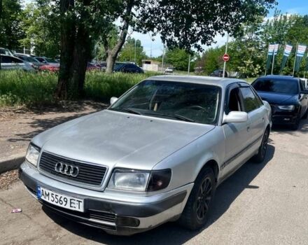 Сірий Ауді 100, об'ємом двигуна 2.8 л та пробігом 400 тис. км за 1598 $, фото 1 на Automoto.ua