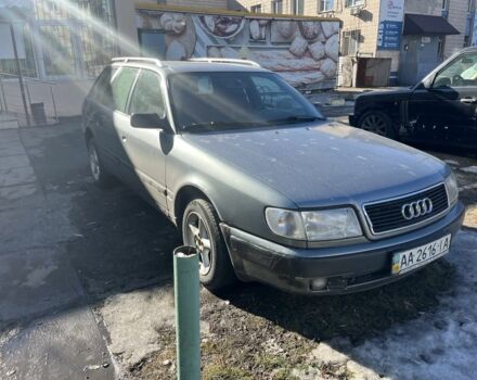 Серый Ауди 100, объемом двигателя 2.8 л и пробегом 300 тыс. км за 1700 $, фото 1 на Automoto.ua