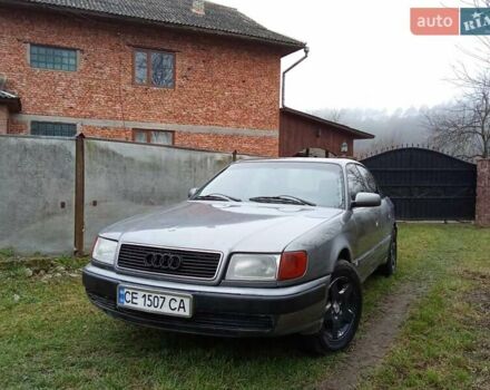 Серый Ауди 100, объемом двигателя 2.37 л и пробегом 324 тыс. км за 1850 $, фото 1 на Automoto.ua