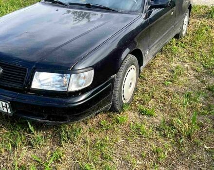 Серый Ауди 100, объемом двигателя 2.8 л и пробегом 205 тыс. км за 600 $, фото 1 на Automoto.ua