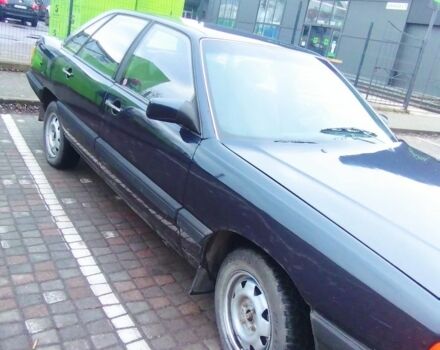 Синий Ауди 100, объемом двигателя 1.8 л и пробегом 218 тыс. км за 1700 $, фото 1 на Automoto.ua