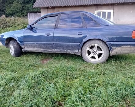 Синий Ауди 100, объемом двигателя 2.6 л и пробегом 350 тыс. км за 1600 $, фото 2 на Automoto.ua