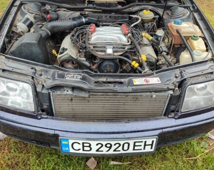 Синий Ауди 100, объемом двигателя 2.6 л и пробегом 255 тыс. км за 2500 $, фото 1 на Automoto.ua