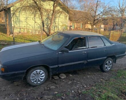 Синий Ауди 100, объемом двигателя 1.8 л и пробегом 200 тыс. км за 450 $, фото 1 на Automoto.ua