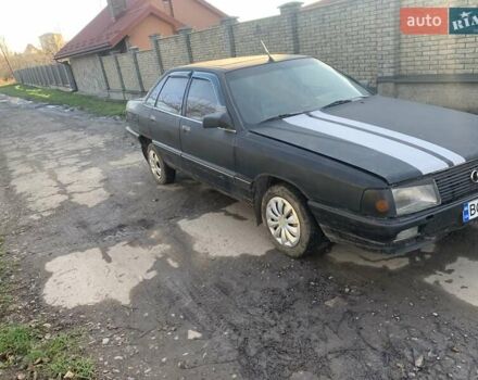 Синий Ауди 100, объемом двигателя 1.8 л и пробегом 200 тыс. км за 450 $, фото 2 на Automoto.ua