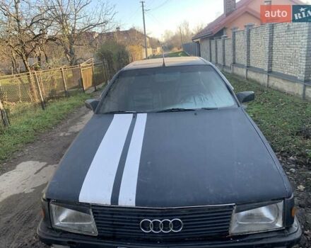 Синий Ауди 100, объемом двигателя 1.8 л и пробегом 200 тыс. км за 450 $, фото 1 на Automoto.ua
